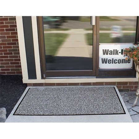 DURABLUE Durable 682S35BKGY 36 x 60 in. DuraLoop Dual Color Entrance Mat; Black & Gray 682S35BKGY